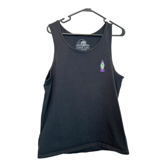 Lurking Class Sketchy Tank Skull Grunge Sleeveless Shirt Top Distressed Punk M - Picture 3 of 4